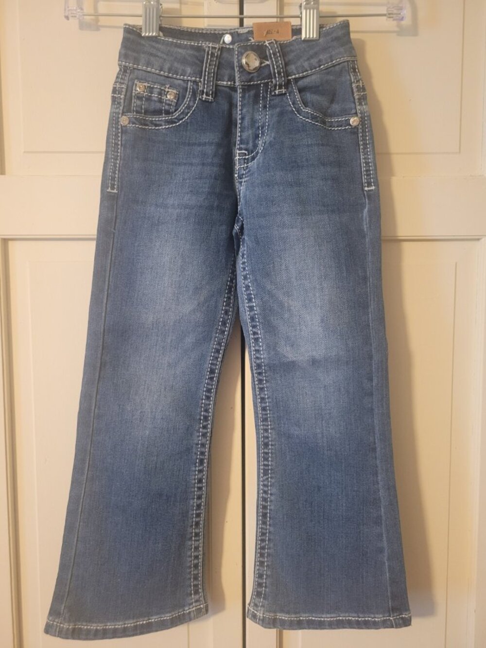 Cedar Rose Girls Size 4 Embellished Bootcut Jeans NWT Western